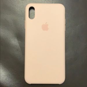 Apple Silicone iPhone XS Max Case - Pink Sand